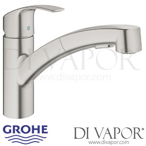 Grohe Eurosmart Single-Lever Kitchen Sink Mixer - 2015 to 2017 - Tap Spare Parts 30305DC0 GEN1